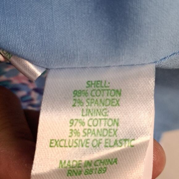 Lilly Pulitzer Rosalie Skirt Set Blue Peri The Turtle Package 8 - Picture 12 of 12